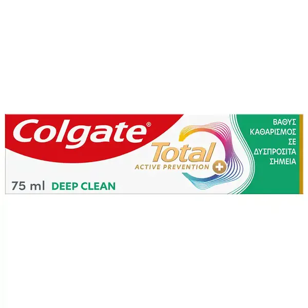 COLGATE Total Active Οδοντόκρεμα Prevention Deep Clean 75ml