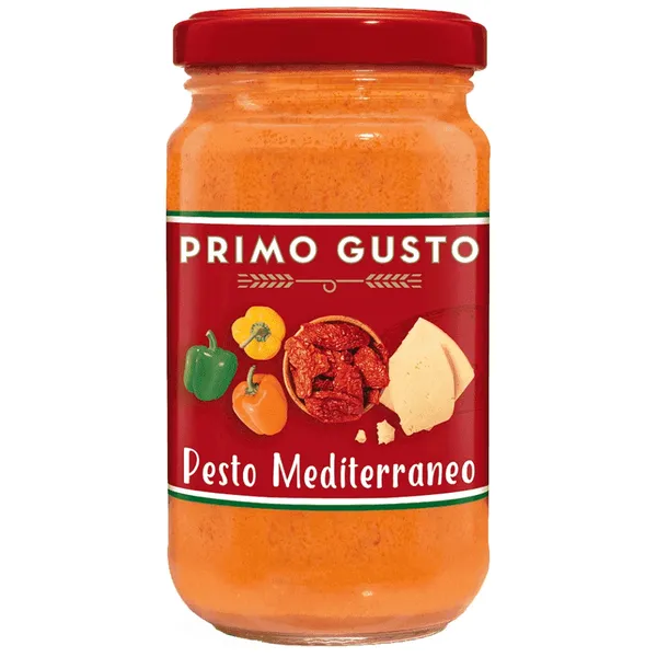 σάλτσα ζυμαρικών pesto mediterraneo ή genovese