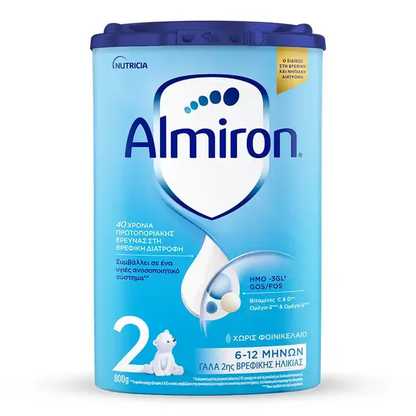 Nutricia Almiron 2 Βρεφικό Γάλα Σκόνη 6-12Μηνών 800γρ.