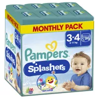 Πάνες-Μαγιό Pampers Splashers Μέγεθος 3-4 6-11 kg 8 x 12τεμ