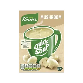 KNORR Quick soup μανιταρόσουπα 3χ15γρ.