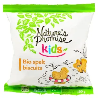 NATURE'S PROMISE Μπισκότα Kids Bio από Όλυρα 100g