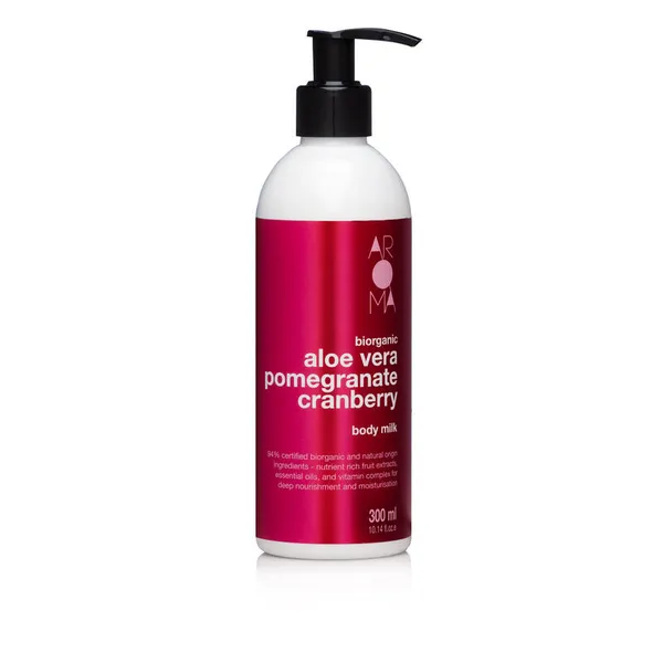 AROMA Body Milk Βio με Αλόη & Ρόδι 300ml