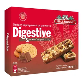 Όλες οι μπάρες Digestive MILLHOUSE 4x28gr
