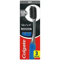 Colgate Οδοντόκρεμα Slim Soft Charcoal 3 τεμ.