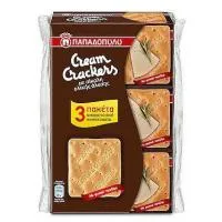 Παπαδοπούλου Cream Crackers Σίκαλης 3x175γρ.