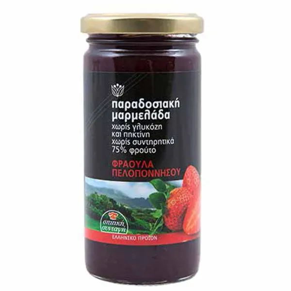 Αφοί Γεωργούλα Μαρμελάδα Φράουλα Πελοποννήσου 300γρ.