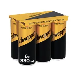 Schweppes Tonic Water Sleek 6x330ml