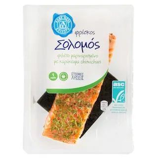 ΑΒ FRESH TO GO Σολομός Φιλέτο με Καρύκευμα Chimichurri 250g