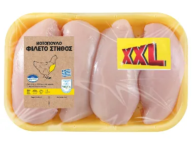 Φιλετίνια από στήθος κοτόπουλο Ελλάδας