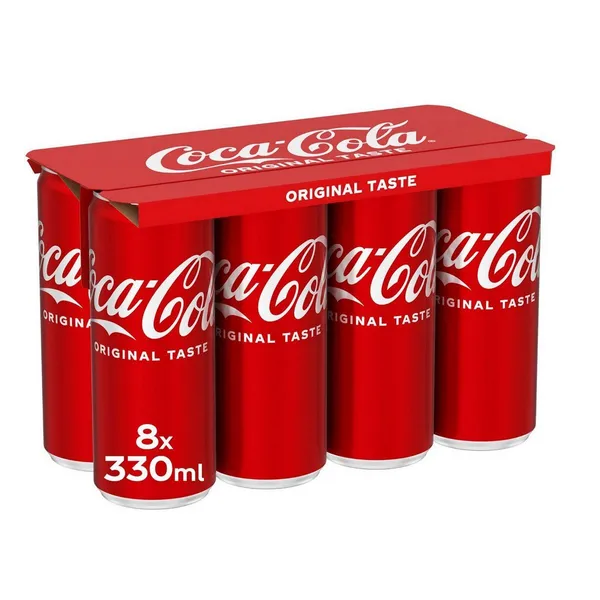 COCA-COLA regular ή zero 8x330ml