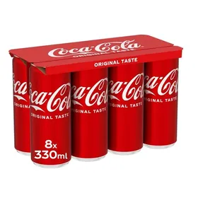 COCA COLA regular ή zero 8x330ml