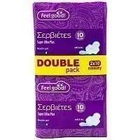 Feel Good! Σερβιέτες Ultra Plus Super Double Pack 20  τεμ.