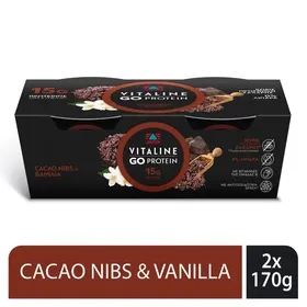 Επιδόρπιο Γιαουρτιού Protein Βανίλια Κακάο 2x170g