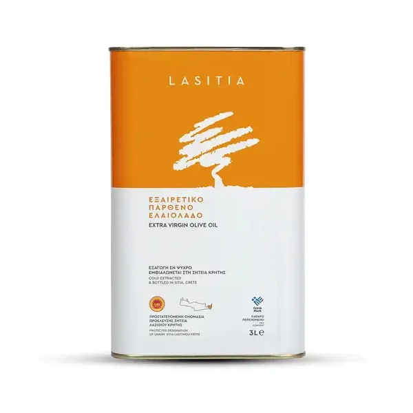 Εξαιρετικό παρθένο ελαιόλαδο LASITIA Π.Ο.Π. Σητείας 3λίτ.