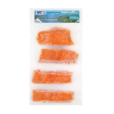 YFF ΣΟΛΟΜΟΣ ΜΕΡΙΔΕΣ ΚΑΤΕΨΥΓΜΕΝΕΣ 4Χ125γρ SALMO SALAR