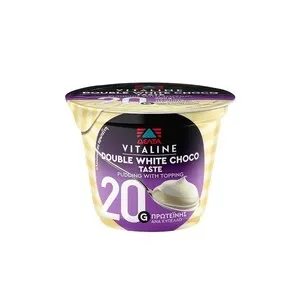 Επιδόρπιο γάλακτος Vitaline ΔΕΛΤΑ Pudding double white choco 200gr
