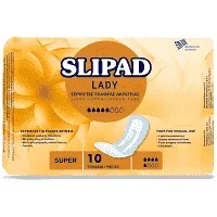 Slipad Lady Σερβιέτες Ελαφράς Ακράτειας Super 10 τεμ.