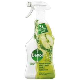 DETTOL power&fresh υγρό καθαριστικό πράσινο μήλο αντλία 500ml