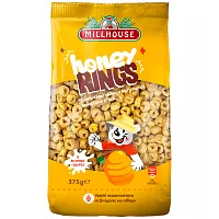 Millhouse Δημητριακά Honey Rings 375gr
