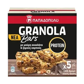 Μπάρες granola protein ΓΙΑΠΑΔΟΠΟΥΛΟΥ 5Χ42γρ.