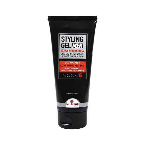 MrGrand Gel Μαλλιών Δυνατό Κράτημα Σωλήνας 200ml.
