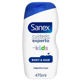 Sanex Dermo BiomeProtect Kids Παιδικό Σαμπουάν & Αφρόλουτρο 475ml.