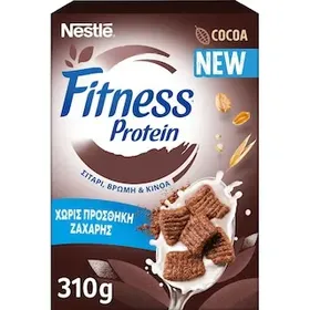 FITNESS Δημητριακά Protein Κακάο Χωρίς Προσθήκη Ζάχαρης 310g