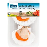 Aligator Βασιλικά Χτένια Σε Μισό Κέλυφος Κατεψυγμένα 160gr