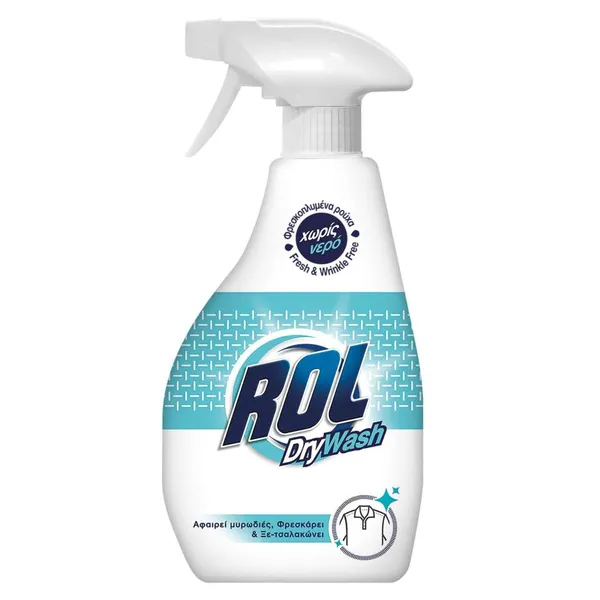 ROL Spray Καθαρισμού Υφασμάτων DryWash Στεγνό Καθάρισμα 325ml