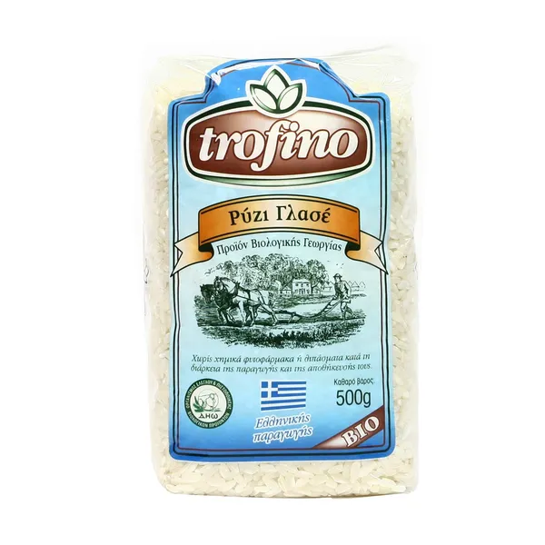 TROFINO Ρύζι Γλασέ Βιολογικό 500g