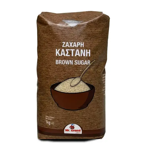 MrGrand Ζάχαρη Καστανή 1kg.
