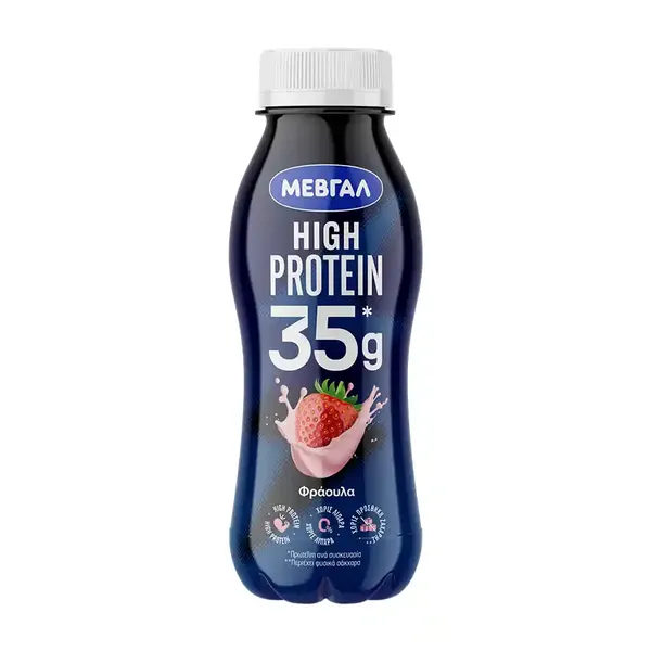 ΜΕΒΓΑΛ High Protein Φράουλα Ρόφημα Γάλακτος 330ml