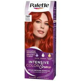 Schwarzkopf Palette Intensive Color Creme Βαφή Μαλλιών No7.87 Έντονο Κόκκινο Χάλκινο