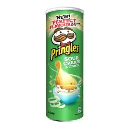 Pringles Chips Cream & Onion 165gr