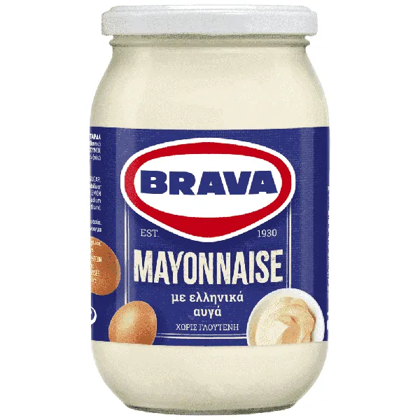 μαγιονέζα real χωρίς γλουτένη 475ml
