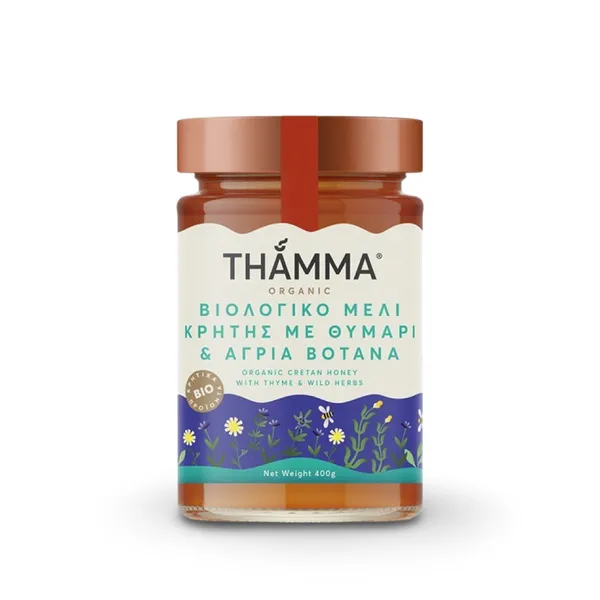 ΘΑΜΜΑ Μέλι Θυμάρι και Άγρια Βότανα 400 GR
