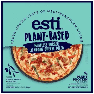 ESTI VEGΑΝ ΠΙΤΣΑ MEATLESS MEAT & PLANT-BASED CHEESΕ 440g