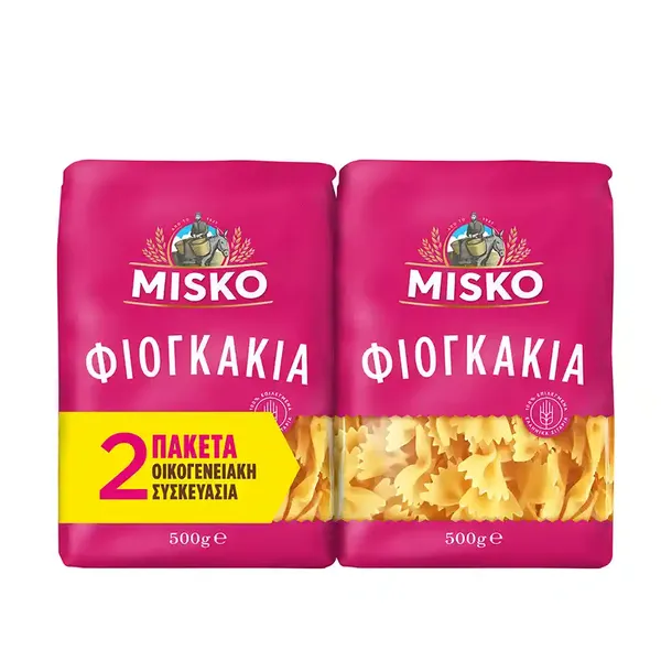 Misko Φιογκάκια Οικογενειακή Συσκευασία 2x500γρ.