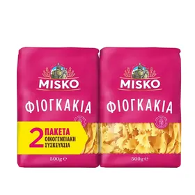 Misko Φιογκάκια Οικογενειακή Συσκευασία 2x500γρ.