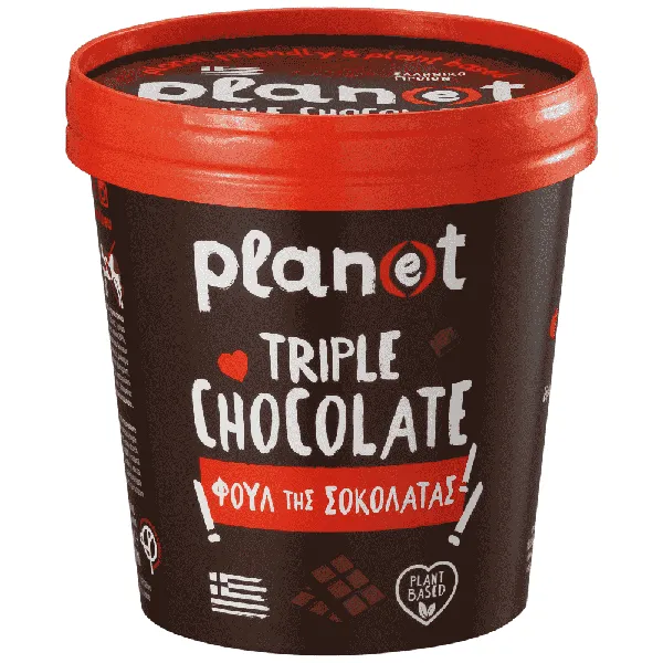 Όλα τα παγωτά PLANET 250gr Η τιμή αφορά το triple choco