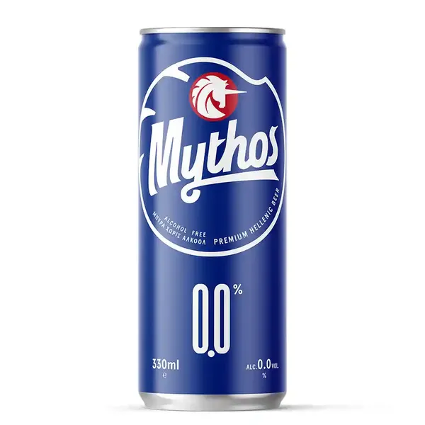 MYTHOS Μπύρα 0.0% Χωρίς Αλκοόλ Φιάλη 330ml