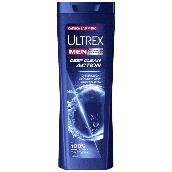 ULTREX Σαμπουάν Deep Clean Action 360ml