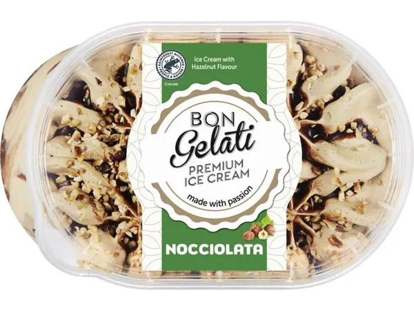 Παγωτό nocciolata / mascarpone / tiramisu