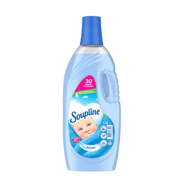 Soupline Mistral μαλακτικό ρούχων 1400ml/57μεζ.