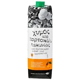 ΑΒ ΚΟΝΤΑ ΣΤΗΝ ΕΛΛΗΝΙΚΗ ΓΗ Χυμός Φυσικός Πορτοκάλι Λακωνίας 1lt
