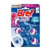BREF Wc Self Active Στερεό Μπλοκ Τουαλέτας Flower 2x50g