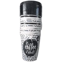 Ποτήρι Χάρτινο Για Ζεστό & Καπάκι 250ml 80Oz 10τεμάχια