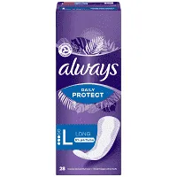 Always Daily Protect Long 0% Άρωμα Σερβιετάκια 28τεμ