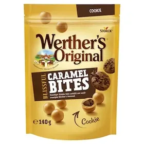 WERTHER'S ORIGINAL CARAMEL BITES COOKIES 140g